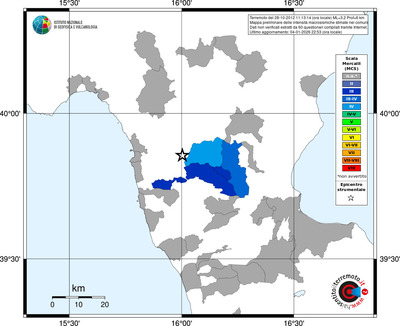 Mappa MCS - territori comuni
