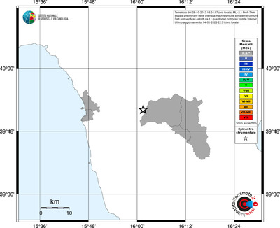 Mappa MCS - territori comuni