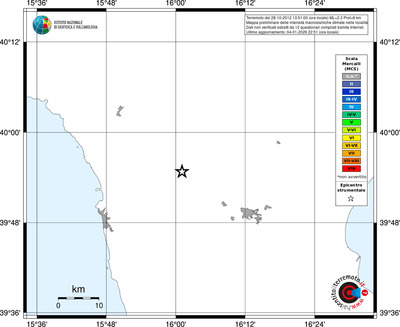 Mappa MCS - territori località