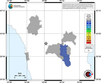 Mappa MCS - territori comuni