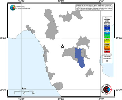 Mappa MCS - territori comuni