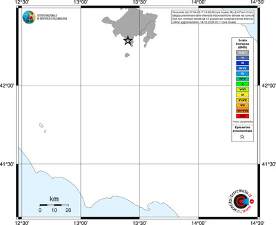 Mappa EMS - territori comuni