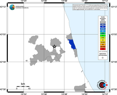 Mappa EMS - territori comuni