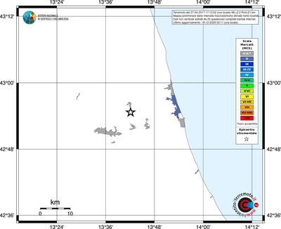 Mappa MCS - territori località