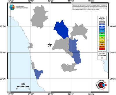 Mappa MCS - territori comuni