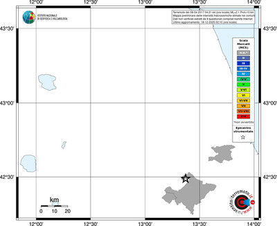 Mappa MCS - territori comuni