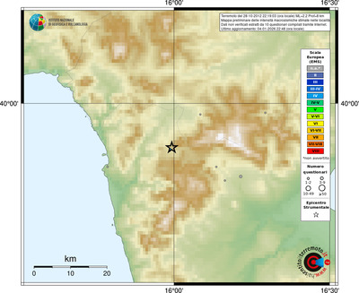 Mappa EMS - località