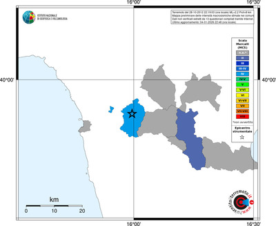 Mappa MCS - territori comuni