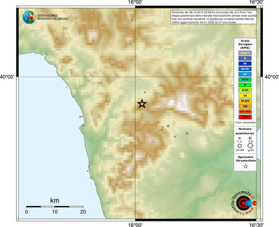 Mappa EMS - località