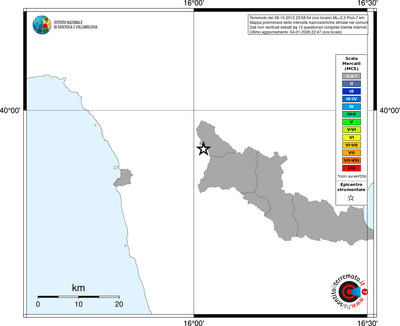 Mappa MCS - territori comuni