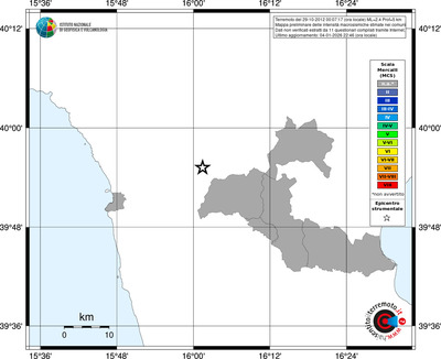 Mappa MCS - territori comuni
