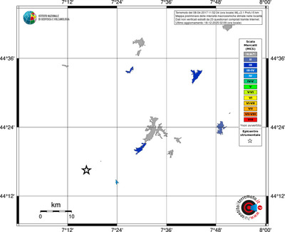 Mappa MCS - territori località