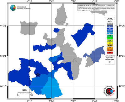 Mappa MCS - territori comuni