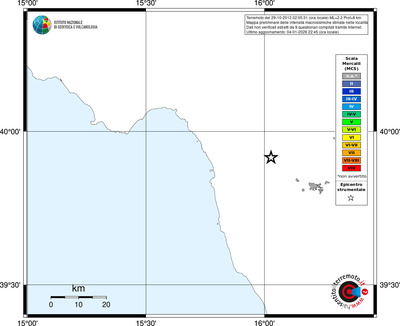 Mappa MCS - territori località