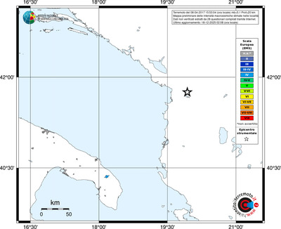 Mappa EMS - territori località