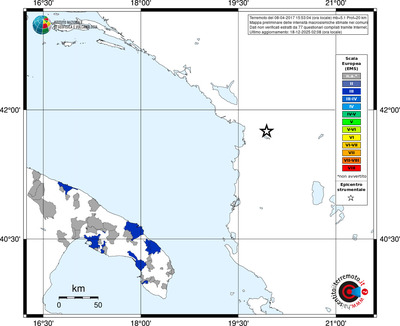 Mappa EMS - territori comuni