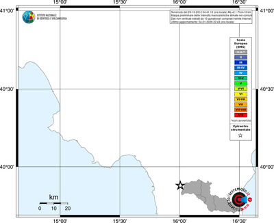 Mappa EMS - territori comuni