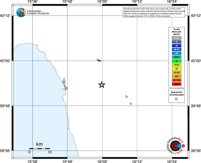 Mappa MCS - territori località