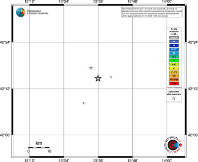 Mappa MCS - territori località