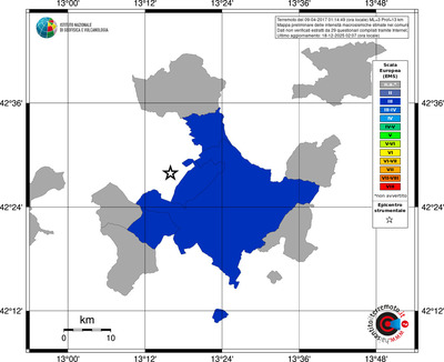 Mappa EMS - territori comuni