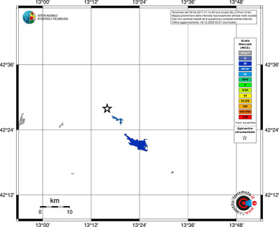 Mappa MCS - territori località