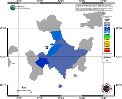 Mappa MCS - territori comuni