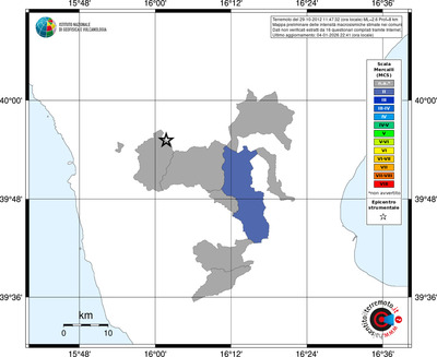 Mappa MCS - territori comuni