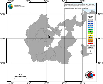 Mappa MCS - territori comuni