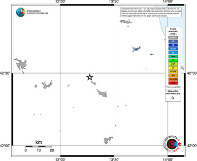 Mappa MCS - territori località