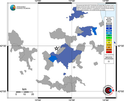 Mappa MCS - territori comuni