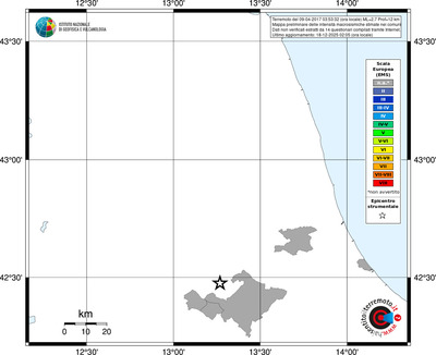 Mappa EMS - territori comuni
