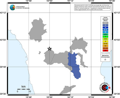 Mappa MCS - territori comuni