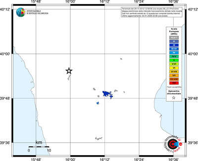 Mappa EMS - territori località