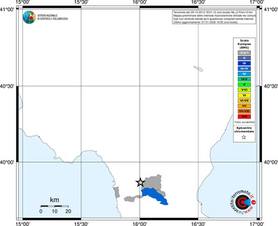 Mappa EMS - territori comuni