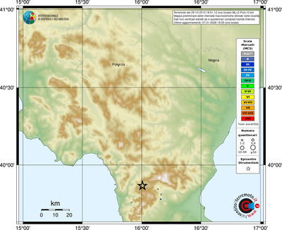 Mappa MCS - località
