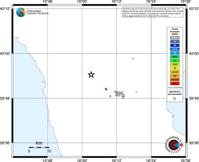 Mappa EMS - territori località