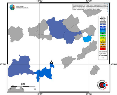 Mappa MCS - territori comuni