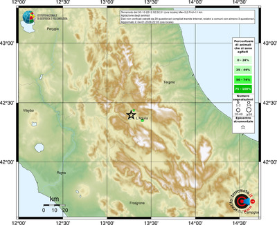 Mappa comuni con almeno 3 questionari