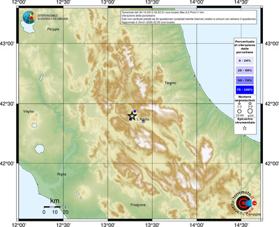 Mappa comuni con almeno 3 questionari