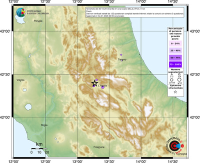 Mappa comuni con almeno 3 questionari