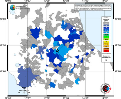 Mappa EMS - territori comuni