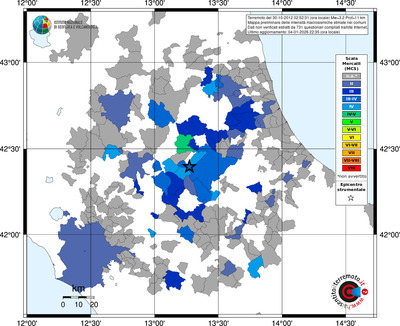 Mappa MCS - territori comuni