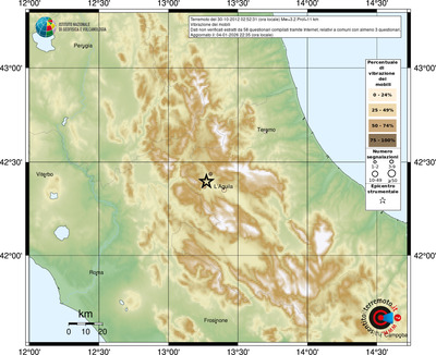 Mappa comuni con almeno 3 questionari