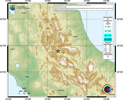 Mappa comuni con almeno 3 questionari