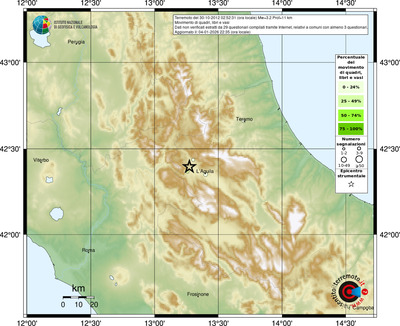 Mappa comuni con almeno 3 questionari