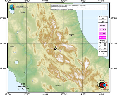 Mappa comuni con almeno 3 questionari