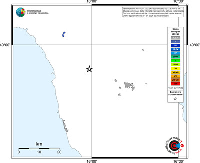 Mappa EMS - territori località