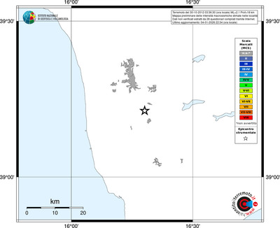 Mappa MCS - territori località