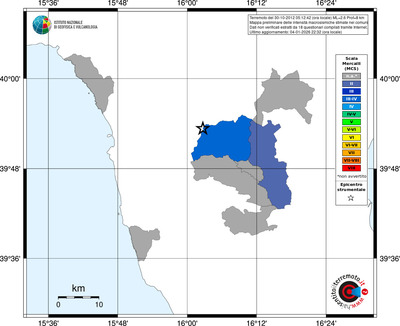 Mappa MCS - territori comuni