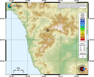 Mappa MCS - località